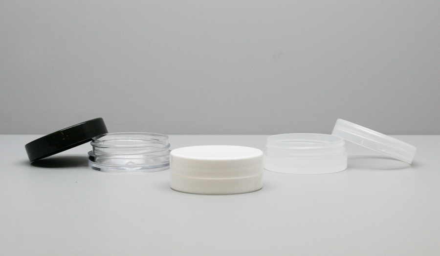 14g plastic jars w/ plastic caps
