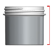 THE VOLUME: How much product do you need your jar to hold? Select from jars that hold as little as 1/8 oz up to 40 oz.