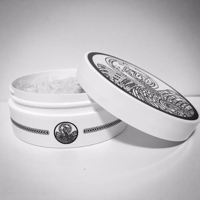 Murphy & McNeil Shave Soap in Parkway's Thick Wall 100mm 6oz Container with Smooth 100mm Cap